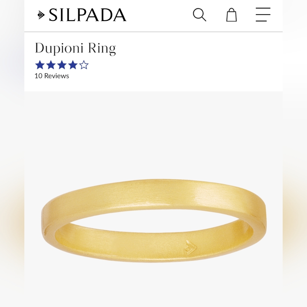 Silpada Dupioni Ring